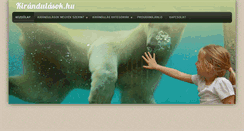 Desktop Screenshot of kirandulasok.hu